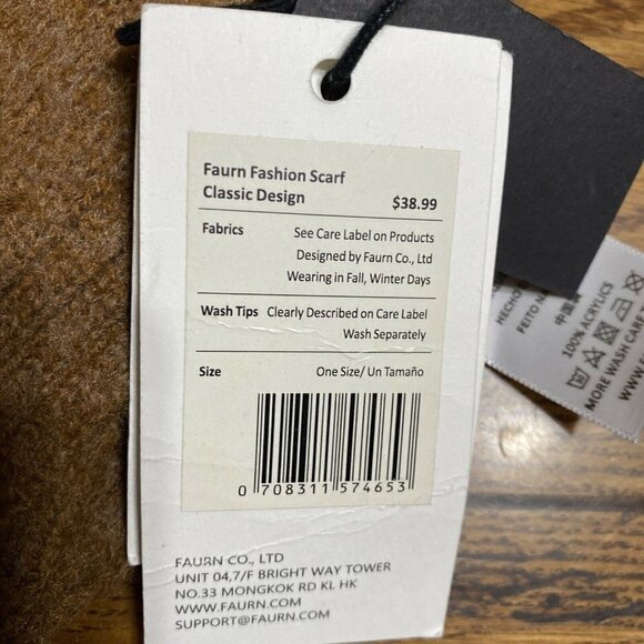 FAURN womens scarf pure - Picture 2 of 6